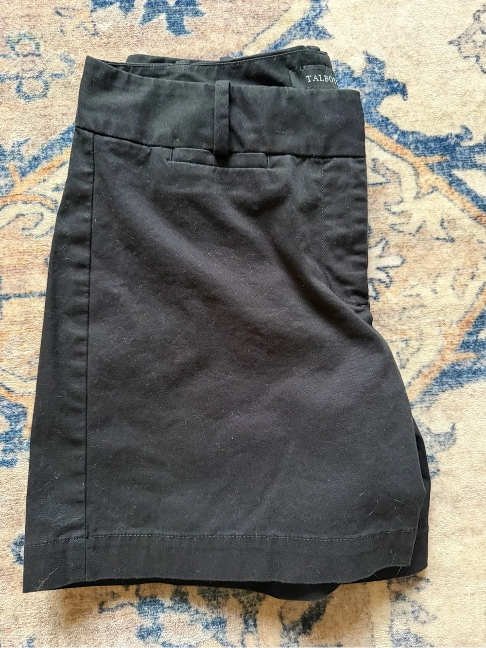 Talbots Black Women's Classic Tailored Shorts